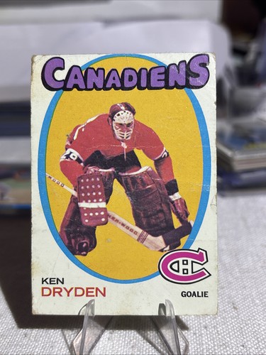 Ken Dryden #45 1971 Topps card