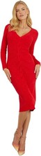 GUESS Women's Celia Sequin Sweater Dress Red Size XL MSRP $148
