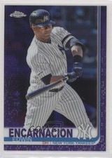 2019 Topps Chrome Update Target Purple Refractor /175 Edwin Encarnacion #12 1b6