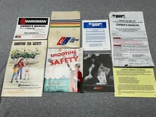 Vintage Crosman Air Gun Manual, Marksman And Misc. Literature, Pamphlets