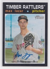 2020 Topps Heritage Minor League Max Lazar Auto #ROA-MLA