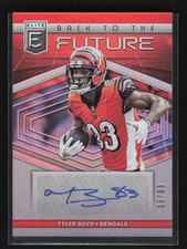 2019 Donruss Elite #BFS-TB Tyler Boyd Back to the Future Signatures #/99