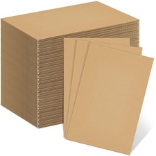 110 Pack 4 x 6 Inch Corrugated Cardboard Sheets Flat Cardboard Sheets Packagi...