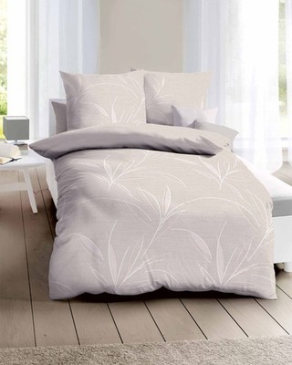 Kaeppel Mako-Satin-Bettwäsche ORGANIC natur, 2 tlg., verschiedene Größen