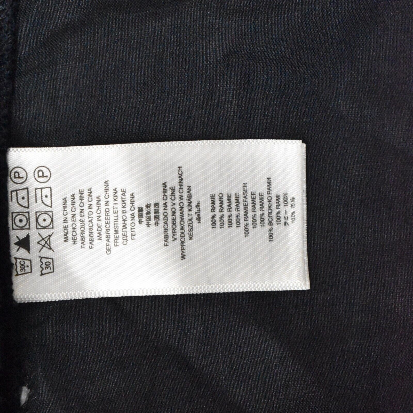 Michael Kors Women's Size XS Button Up Long Sleeve Blue Solid Ramie Collared Reg thumbnail 8