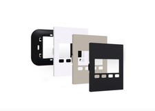 Kit installazione cronotermostato Dafne Vemer con placche Bticino living now-VE7