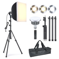 LINCO Lincostore Softbox Photography Lighting Kit 16'' x 16'' Professional So...