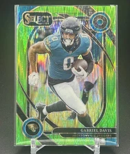 2024 Select Gabriel Davis /499 Club Level Neon Green Prizm Shock #257 Jaguars