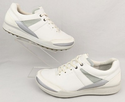 ECCO Womens BIOM Hybrid Spikeless Golf Shoes EU 39 US 8-8.5 White Gray