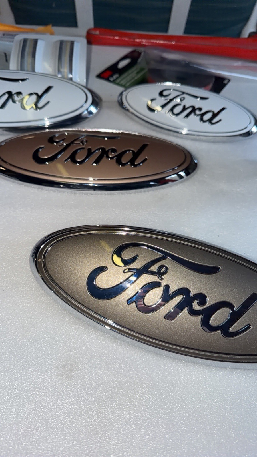 99-16 09-14 F150 F250 F350 F450 9in Ford Emblem Custom Paint Matched ...