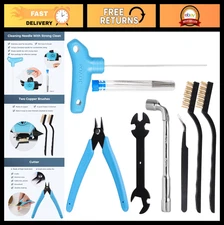 17Pcs 3D Printer Tools Kit - Nozzle Cleaning, Wrench, Tweezers & Accessories