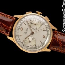 1945 BREITLING Vintage Aviatore Ref. 760 Uomo 18K Oro Rosa Crono - Originale