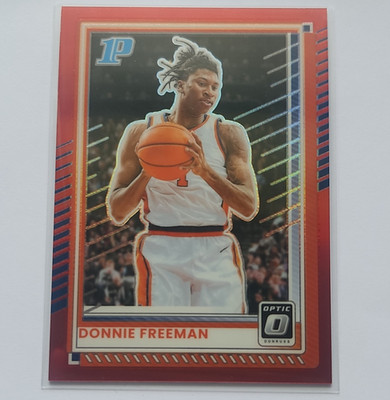 Donnie Freeman Red Optic Panini #71/99 Propsects P#84  2025-26 NCAA