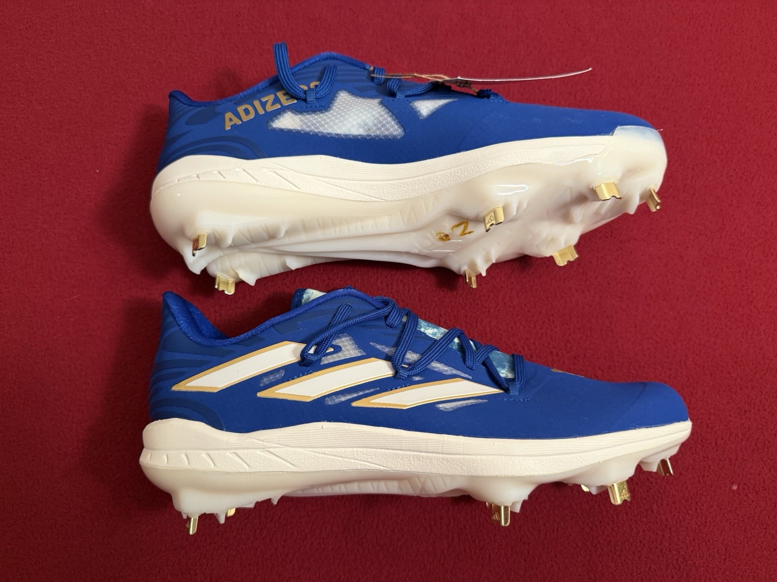 Adidas Adizero Afterburner 9 Summer Bash Blue Baseball Cleats IG9613 Size 9 NEW thumbnail 6