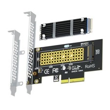 M.2 NVMe to PCIe 4.0 X4 Adapter with Heatsink with 22x70x3mm heatsink