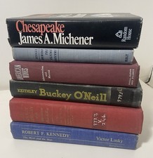 6 LOT - Chesapeake, Buckey Oneill, Robert Kennedy, Secrets Of American Rev