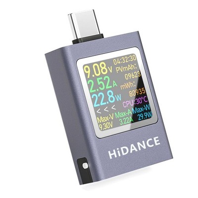 Bidirectional USB C Power Tester Charging Speed Check Support Multiple Protocols