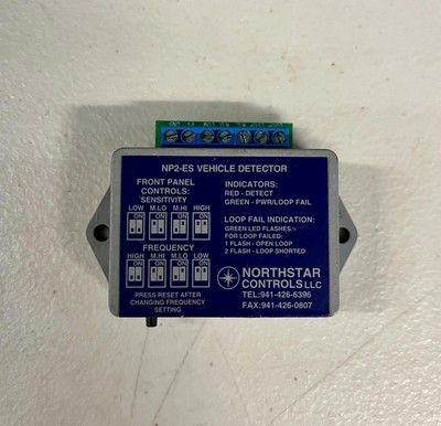 NorthStar Loop Vehicle Detector - NP2-ESL Single Channel Single Output Low Power