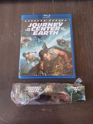 Journey to the Center of the Earth Blu-Ray With 3D Glasses Brendan Fraser