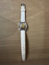 Vintage Bradley Sesame Street Big Bird Swiss Wrist Watch white band