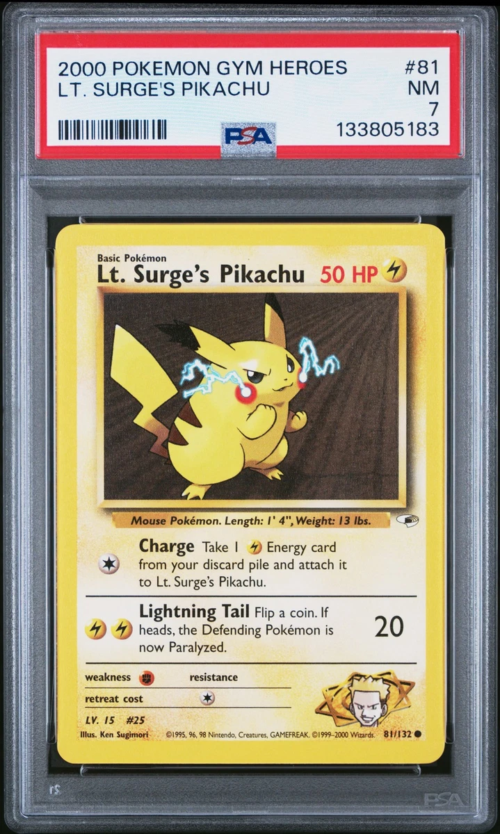 Pikachu Pokémon TCG Professional Sports Authenticator (PSA) Grade