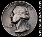 1957-D Washington Quarter- Silver- Scarce Better Date No Reserve #J458