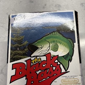 Black Bass (Nintendo Entertainment System, 1989) w/ Box + Dust Cover TESTED NES