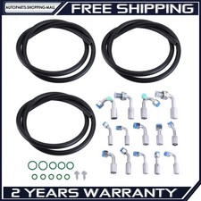 Ac Air Conditioning Ext Length Hoses Fittings O-rings Kit Universal