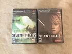PS2 Silent Hill Bundle 2 & 3 NO GAME DISCS. SEE DESCRIPTION!!! Empty Case OST