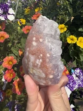 Crystals Lot, Pink Amethyst, Crystal Flame Lot, Crystal Free form