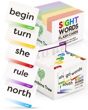 Sight Words Flash Cards Kindergarten to 4th Grade with 18 Mini Games