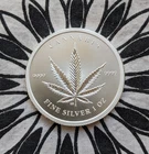 1 oz .999 Silver Round - Chad Wacky Lettuce Weed 420 Cannabis coin  15k Mintage!