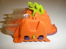 Vintage 2.25" Bruder Space Toy West Germany Vehicle Dinosaur Orange 70s 80s
