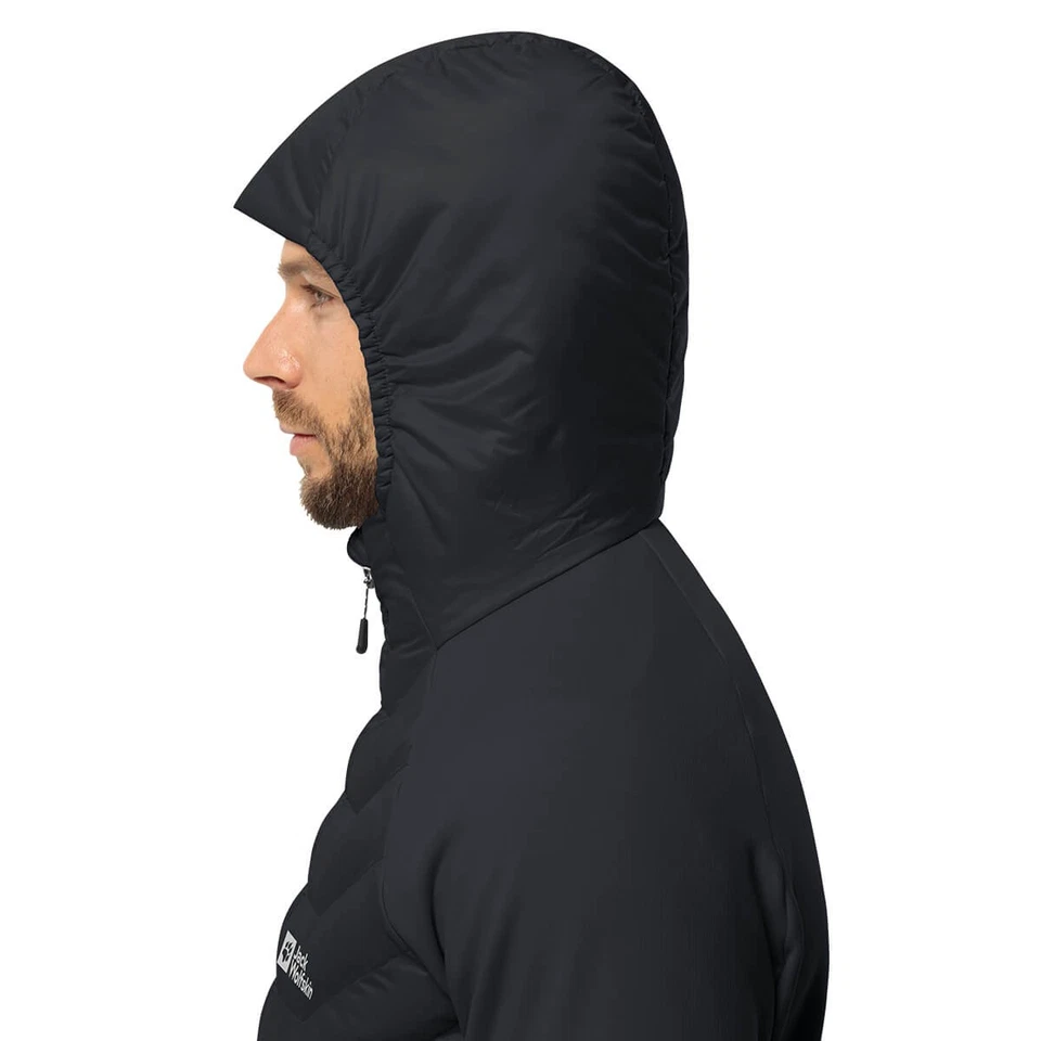 Jack Wolfskin Herren Routeburn Pro Hybrid Jacke - Schwarz - L - Bild 3 von 4