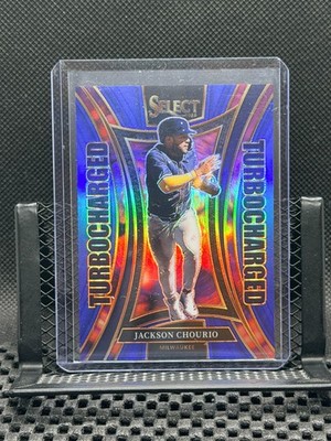 Jackson Chourio 2025 Select Turbocharged Blue Prizm #39/49 - Brewers