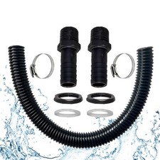 Water Butt Connector Pipe Link Kit 25mm Downpipe Water Butt Connecting Hose