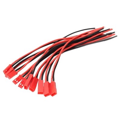 5 Pairs 20 AWG Silicone Insulated JST Connectors - Ideal for RC Electronics