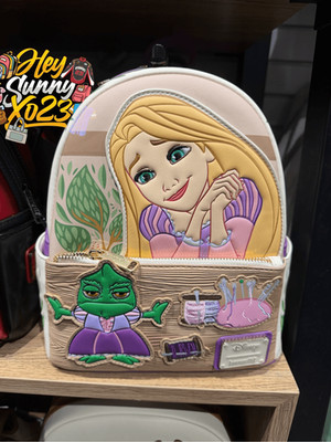 Loungefly Disney Tangled Rapunzel & Pascal Dress Mini Backpack