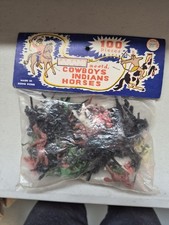 Unopened Plastic Cowboys  Indians