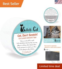 Effective Cat Scratch Deterrent 2.5" x 15' Double-Sided Tape Safe for Pets