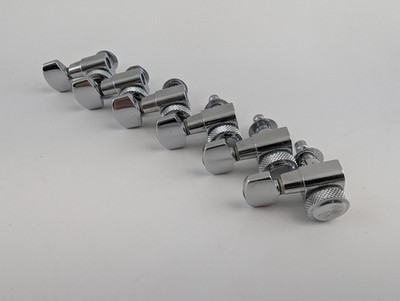 Schaller G&L Locking Single Pin Tuners 6 Inline Left Handed Chrome 2010 Tuning