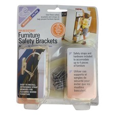 Mommy's Helper Tip Resistant Furniture Safety Brackets 02213 NEW SEALED