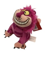 VTG Disney Store CHESHIRE CAT Alice In Wonderland Bendable Plush NWT