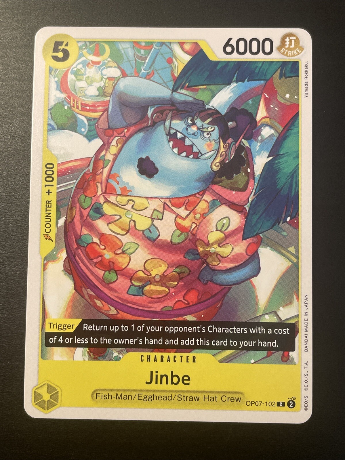 Jinbe OP07-102 C 500 Years in the Future One Piece Card TCG English