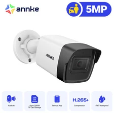 ANNKE 5MP PoE Security IP Camera Audio Recording Outdoor Night Vision C500 AI