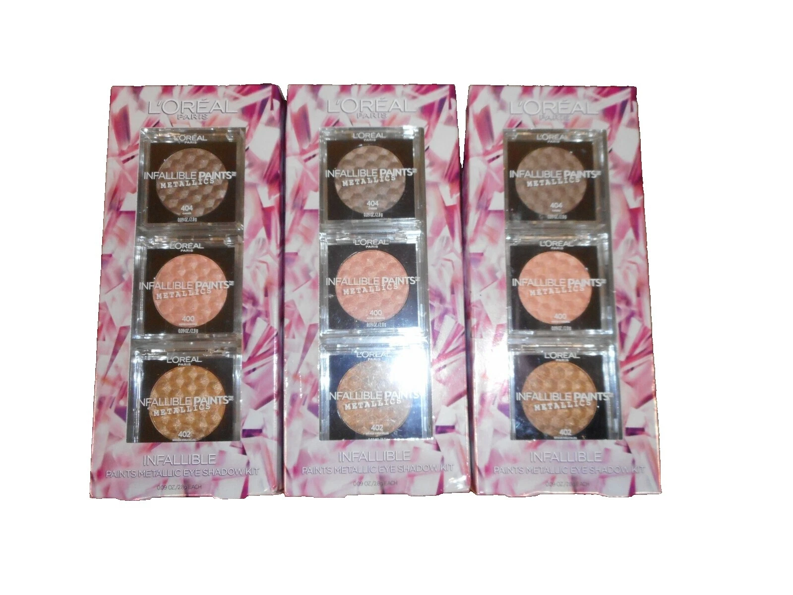 Productos para sombras de ojos surtidos de tonos de lápiz L'Oréal