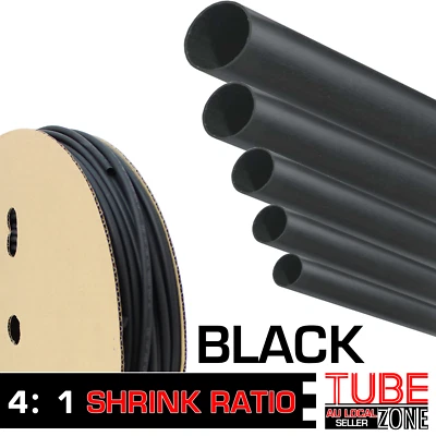 4:1 Marine Heat Shrink Tubing Glued Wall Seal Cable Sleeve Electrical Insulation - image 1 of 4