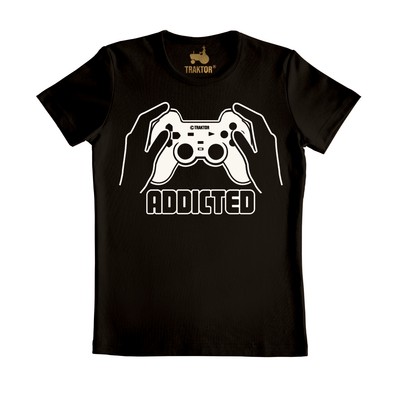 Maglietta Commodore 64 TRAKTOR - T-shirt Gaming Retrò In Nero - Cotone Morbido E Vestibilità Perfetta Per I Veri Fan