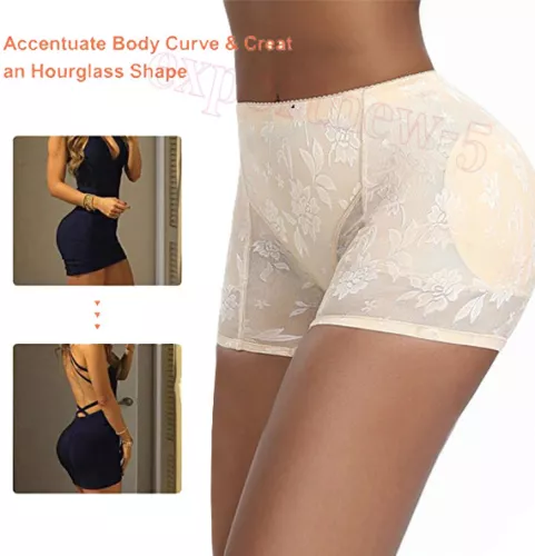 Mutandine Imbottite Glutei Anca Enhancer Vita Alta Shaper Sollevatore Butt BBL - Foto 3 di 12