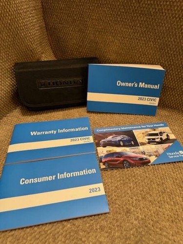 2023 Honda Civic Sedan Owners Manual with service and warranty manual +case